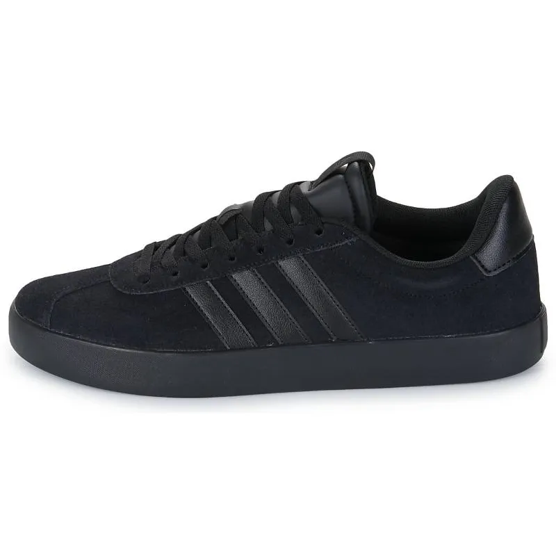 Adidas VL COURT 3.0 Slip Resistant Abrasion Resistant Low top Skateboard Shoes Men's Black