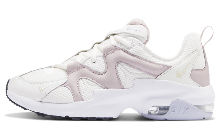 Nike Air Max Graviton Retro Fashionable Sports Comfortable Synthetic Leather Shock Absorbing Wear Resistant Low Top Air Cushion Running Shoes Women's White Pink