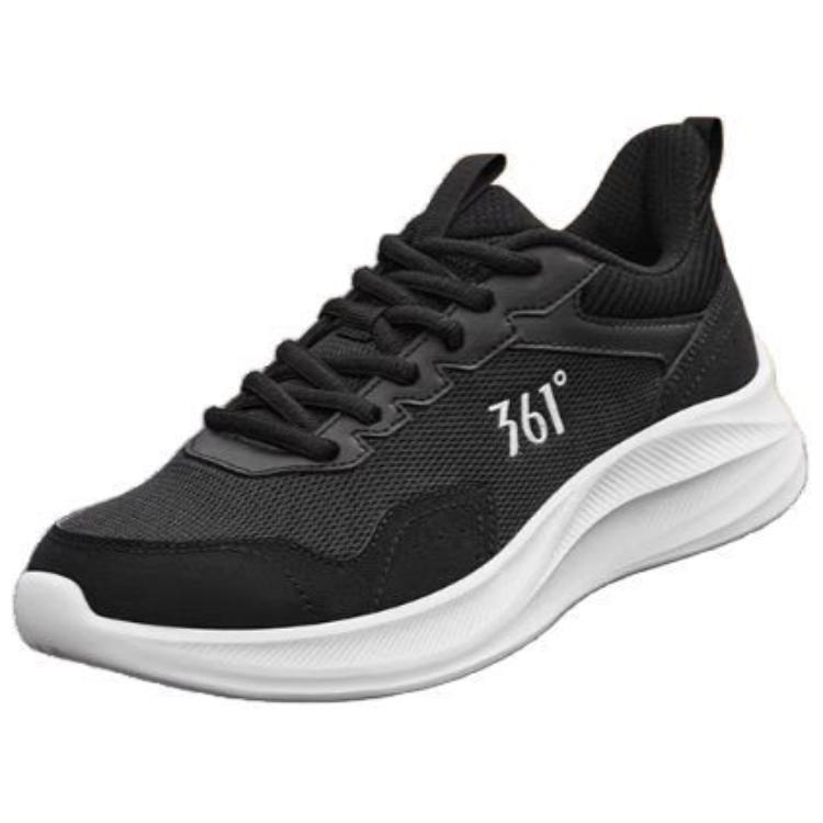 361° Comfortable Slip Resistant Abrasion Resistant Low top Running Shoes Women’s Black White