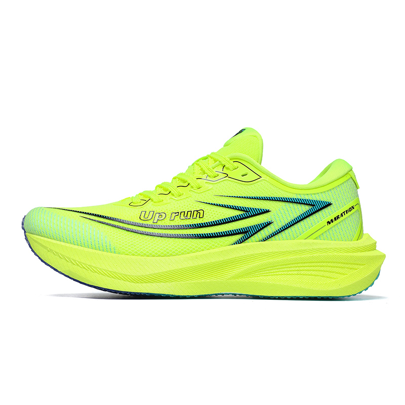 Up Run Running Shoes Unisex Glow In The Dark Green