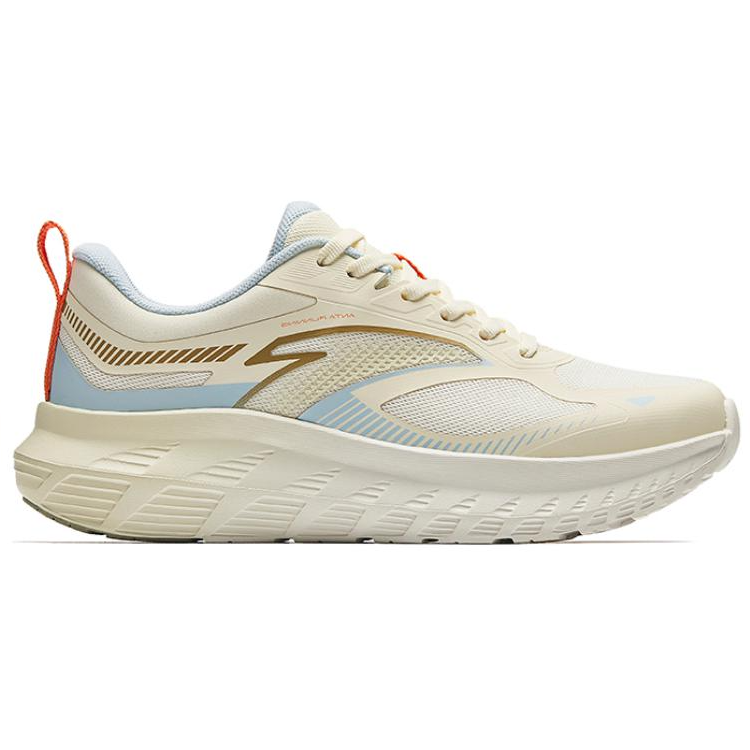 Anta Fabric Abrasion Resistant Low top Running Shoes Women’s White Blue