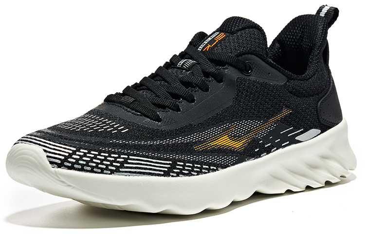 Erke High Speed Regular Low top Running Shoes Men’s Black Fresh Orange