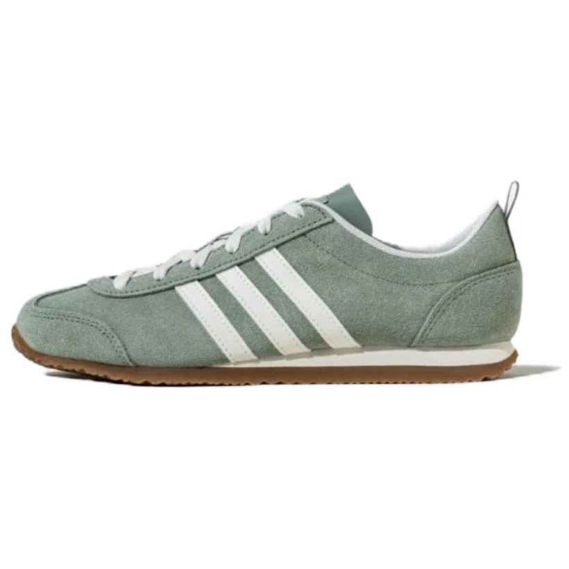 Кроссовки adidas VS JOG 2.0 (серые с зеленым)