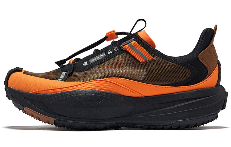 Erke Slip Resistant And Breathable Low top Casual Running Shoes Men’s Hazelnut Grapefruit