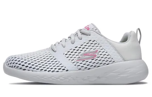 Skechers GO RUN Running Shoes Women's Low Top Gray/Pink
