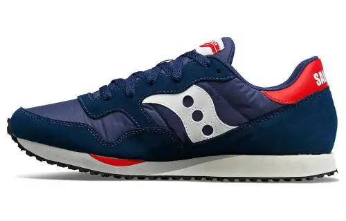 Saucony DXN Trainer Abrasion Resistant Breathable Abrasion Resistant Breathable Low top Running Shoes Men's Blue Red