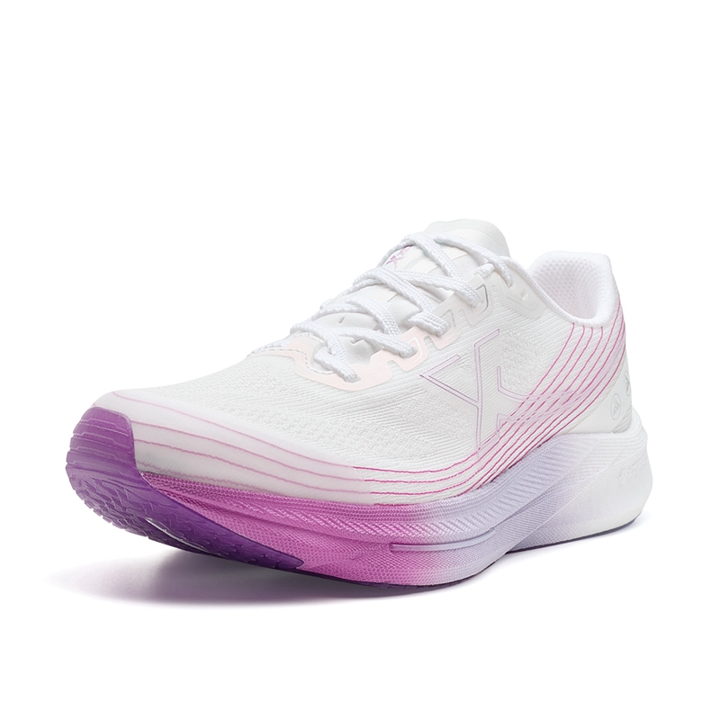 XTEP Integrated Molding 3rd Generation Body Testing Version Low top Training Running Shoes Women’s White Red Purple