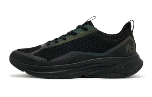 DESCENTE RUNNING Cushioning Breathable Low top Running Shoes Men's Black