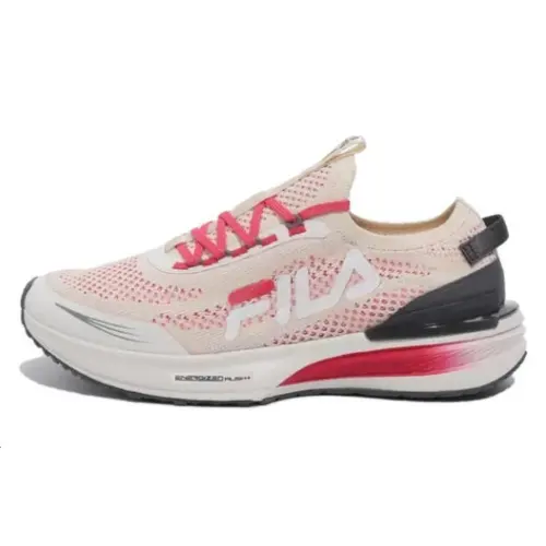 FILA Abrasion Resistant Breathable Low top Running Shoes Women's Pink