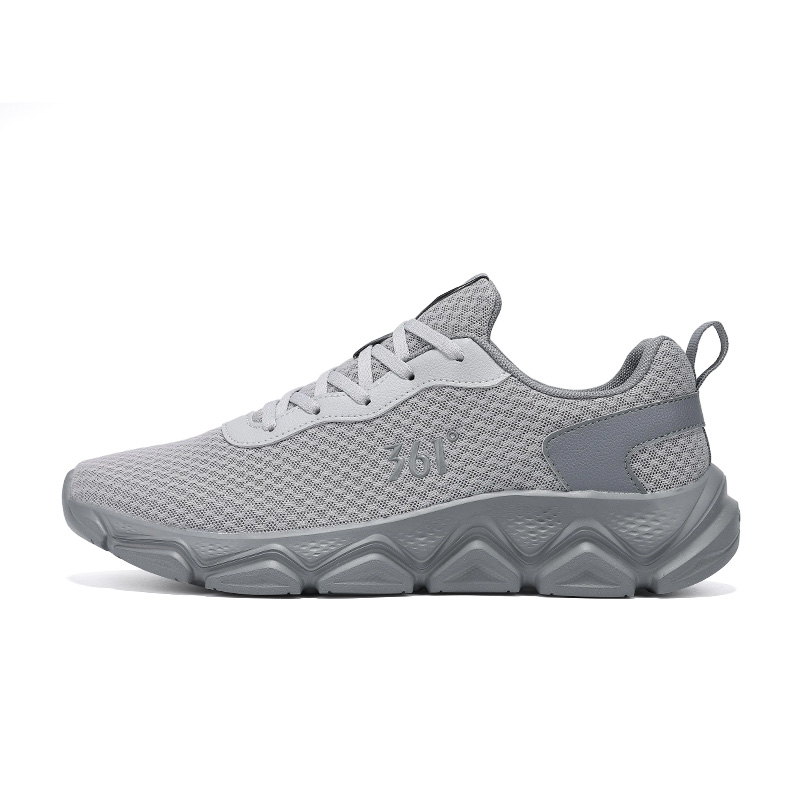 361° Abrasion Resistant, Breathable, Lightweight Low top Casual Running Shoes Men’s Recycling Gray Graphite Gray