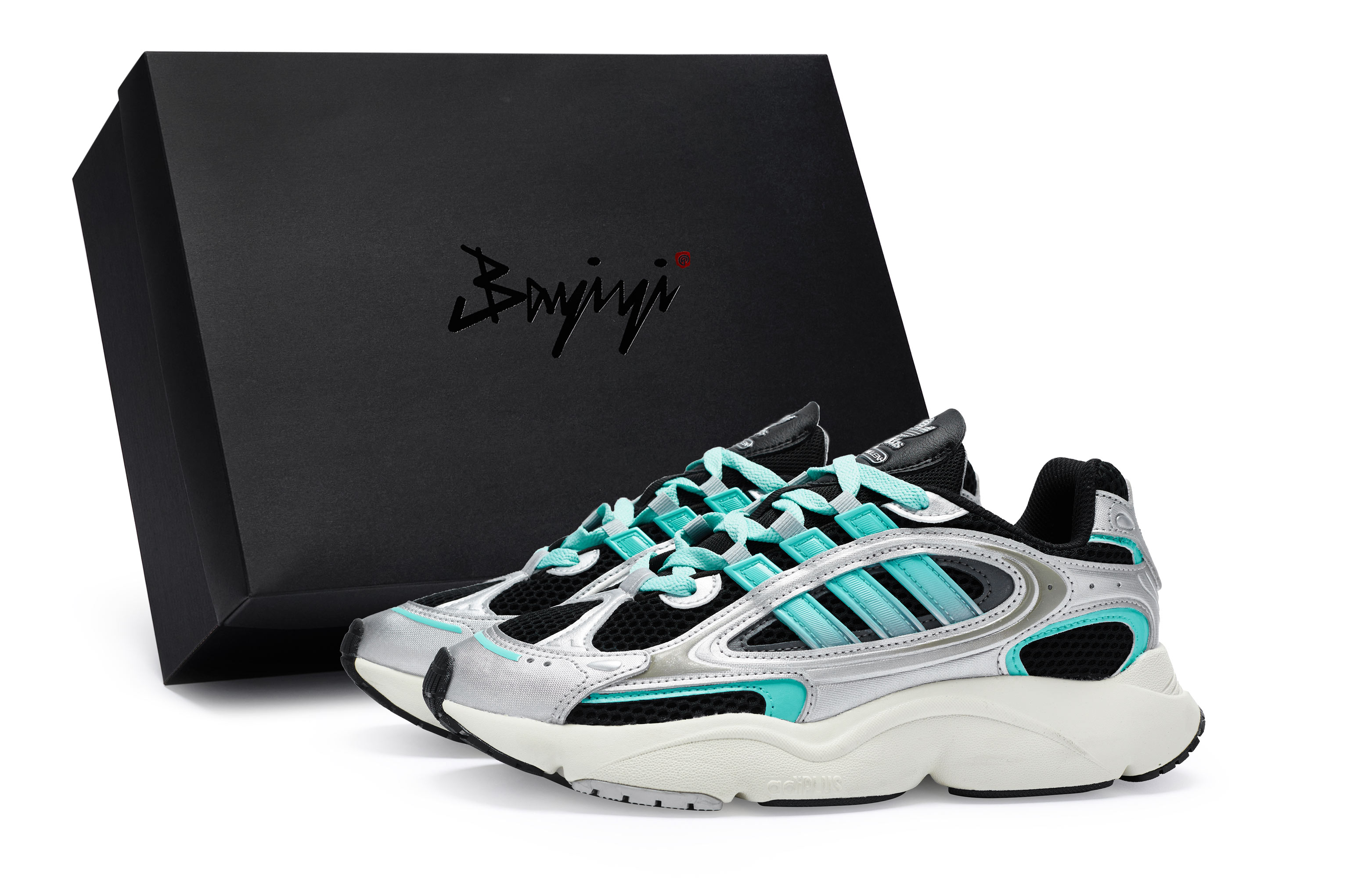 Adidas Originals Ozmillen Mesh Cushioning Slip Resistant Cushioning Slip Resistant Low top Casual Running Shoes Unisex