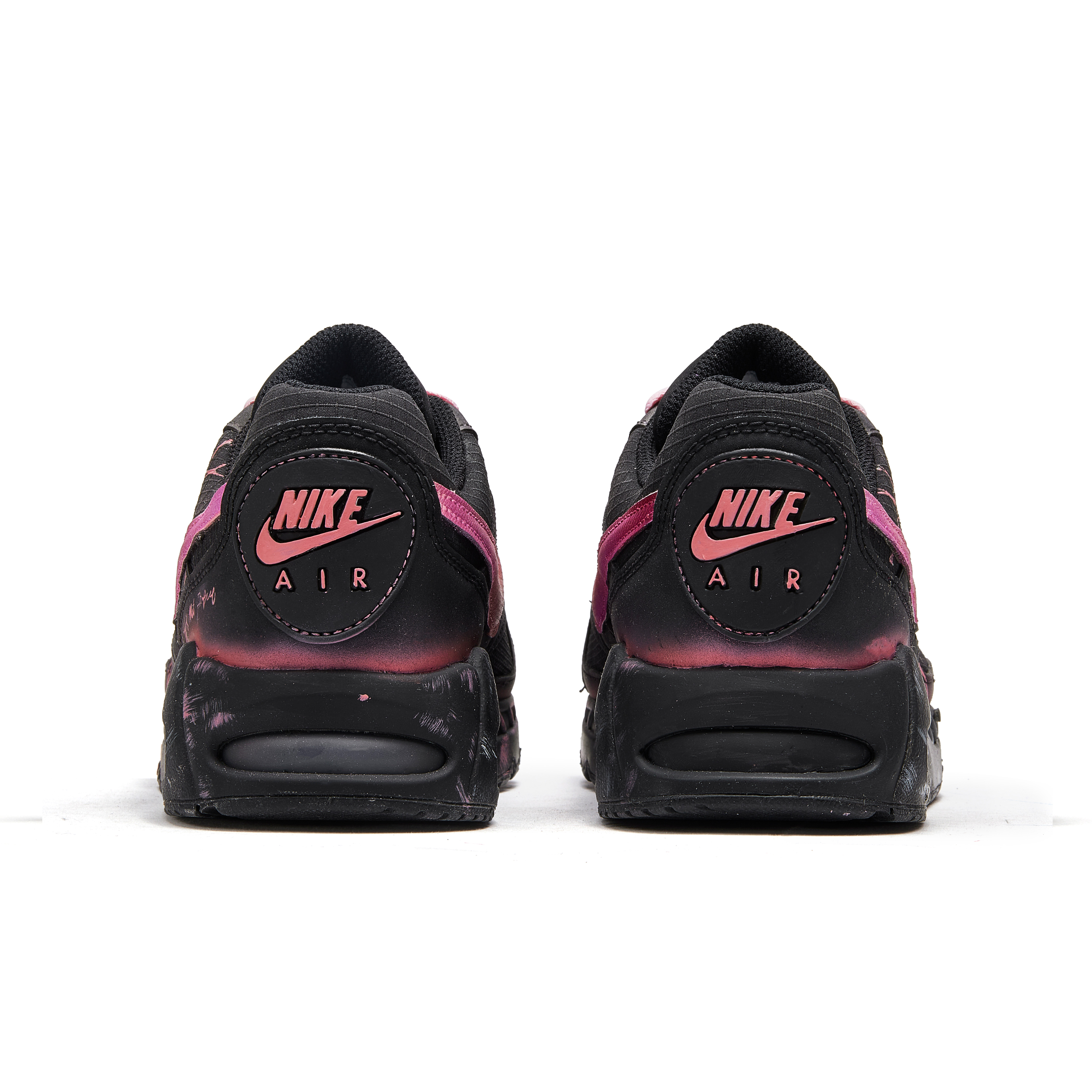 Nike Air Max Ivo Slip Resistant Slip Resistant Low top Running Shoes Women’s Black Pink