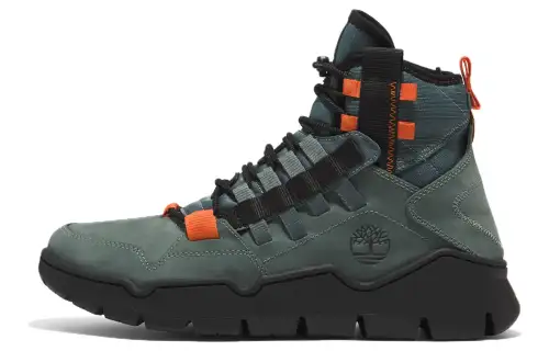 Timberland Earhkeepers By Rburn Timberloop Utility Boots 'Green Nubuck'