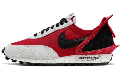 Nike DBreak Waffle Shoes Daybreak Retro Low-top Running Shoes Women's Red White Black