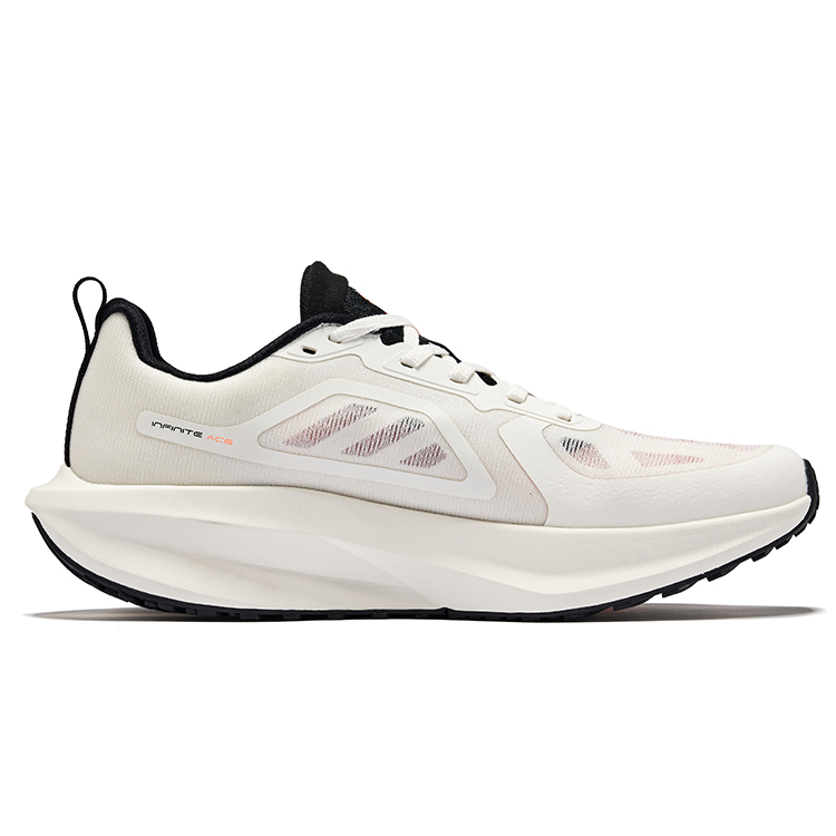 Erke Cushioning Rebound Low top City Commuting Running Shoes Men’s Microcrystal White Jet Black
