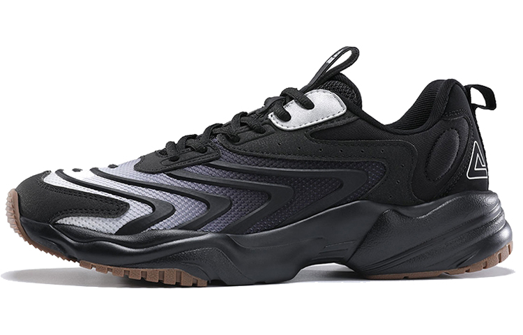 PEAK Classic Heritage Textile, Synthetic Leather Cushioning Slip Resistant Abrasion Resistant Low top Running Shoes