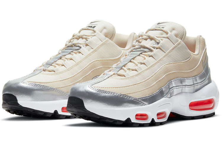 Nike 3M X Nike Air Max 95 ‘Creamyellow Silver’ Women’s