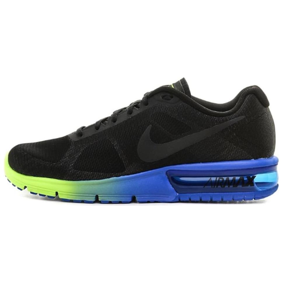 Nike Air Max Sequent Cushioning Low top Running Shoes Men’s Black