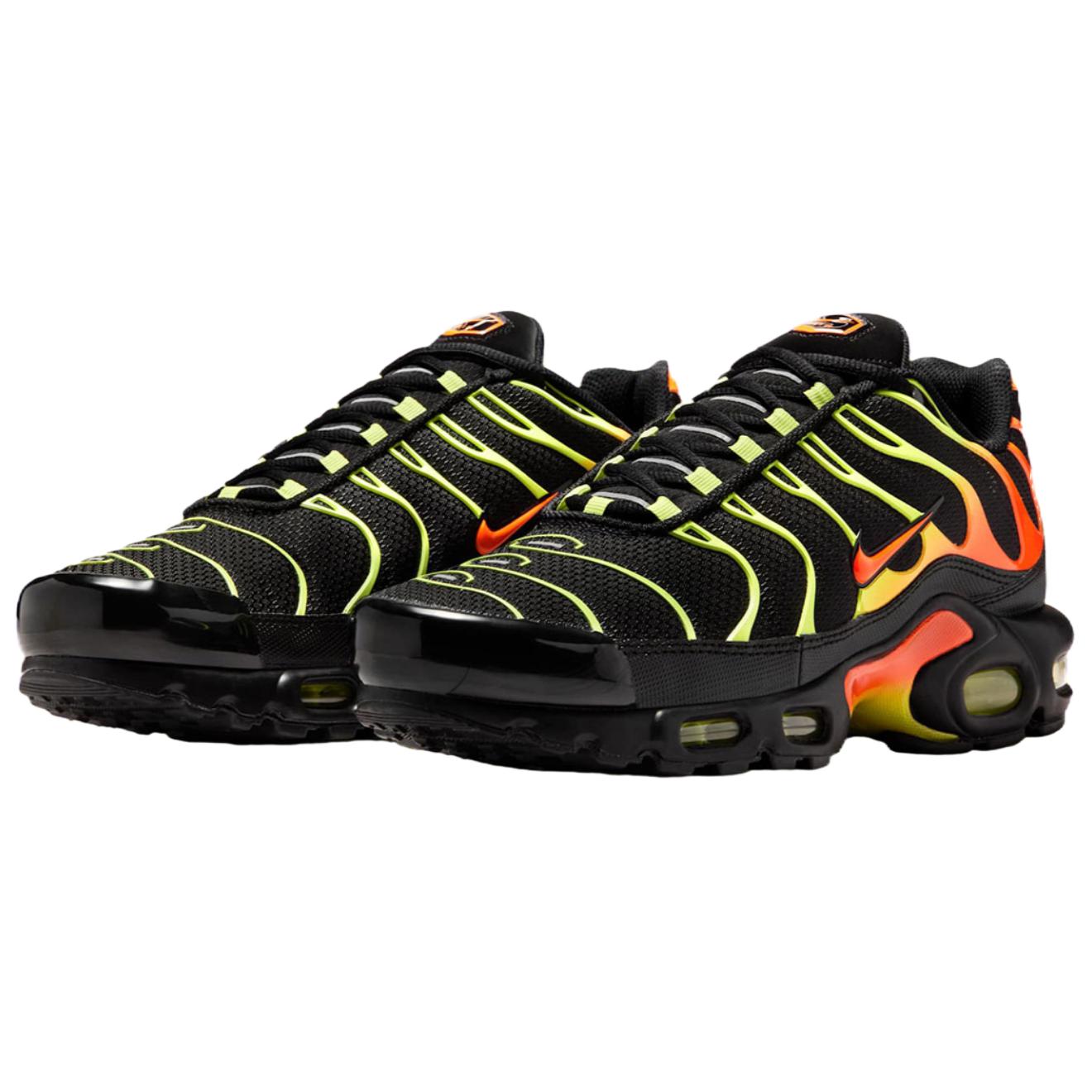 Nike Air Max Plus Running Shoes Unisex Black Orange