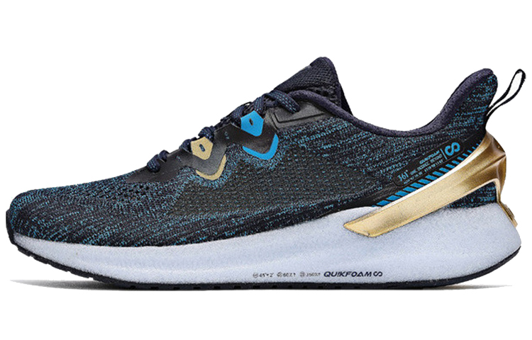 361° QU!K Energy Reversal Mens Running Shoes ‘Black Gold’