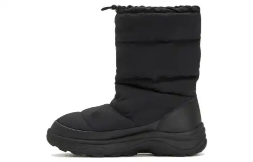 THE NORTH FACE Bootie Classic Fabric, Leather Thermal Abrasion Resistant Fleece Lined Comfortable Crew Outdoor Boots