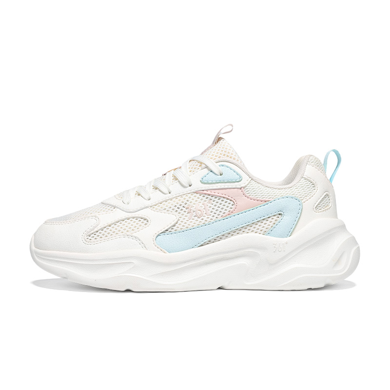 361° Cushioning Lightweight Cushioning Lightweight Low top Training Running Shoes Women’s White Blue