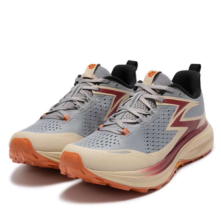 361° Cushioning Slip Resistant Abrasion Resistant Breathable Low top Running Shoes Men’s Zinc Iron Gray