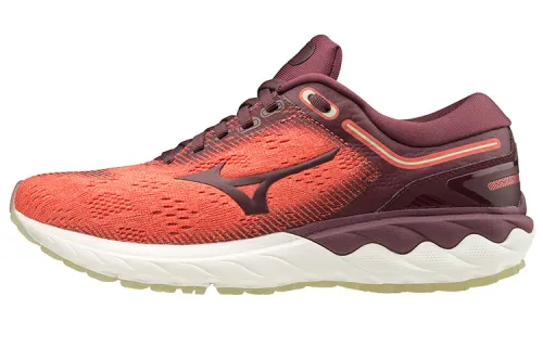 Mizuno Wave Skyrise 1 Comfortable Textile, Synthetic Leather Slip Resistant, Abrasion Resistant, Breathable Low top