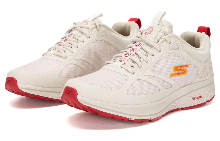 Skechers Go Run Consistent Shoes ‘Cream Red’