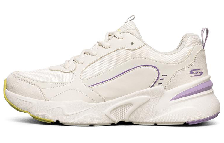 Женские кроссовки Skechers Skechers BOBS BAMINA (бело-фиолетовые)