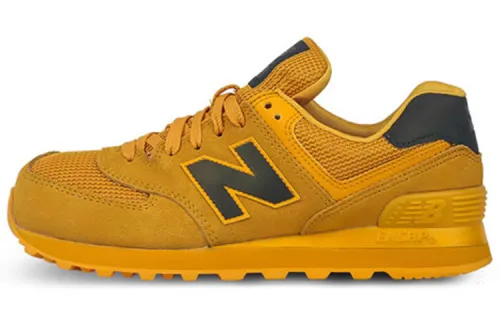 New Balance 574 Series Low Top Yellow/Brown Women's