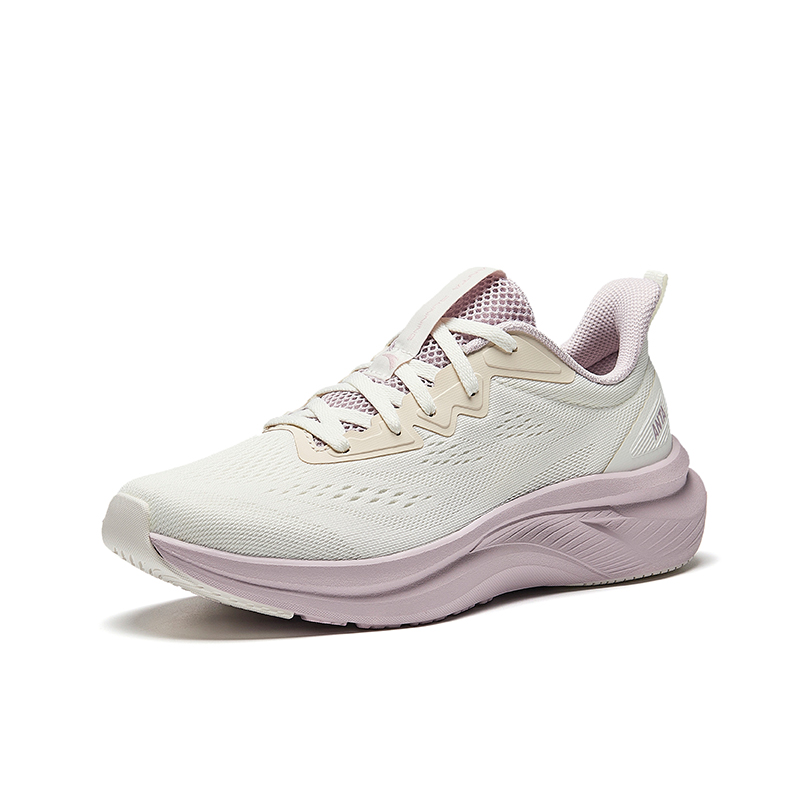 Anta Slip Resistant, Abrasion Resistant, Breathable Low top Casual Running Shoes Women’s White Pink