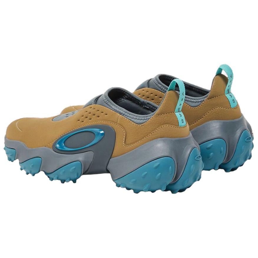 Oakley Edge Icon Slip Resistant Support Low top Golf Shoes Unisex Brown Blue