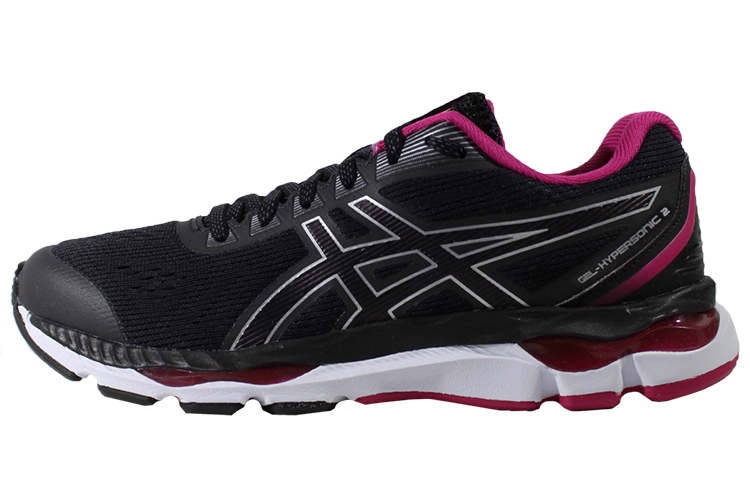 ASICS Gel Hyper Running Shoes Women's Low Top Black/Pink