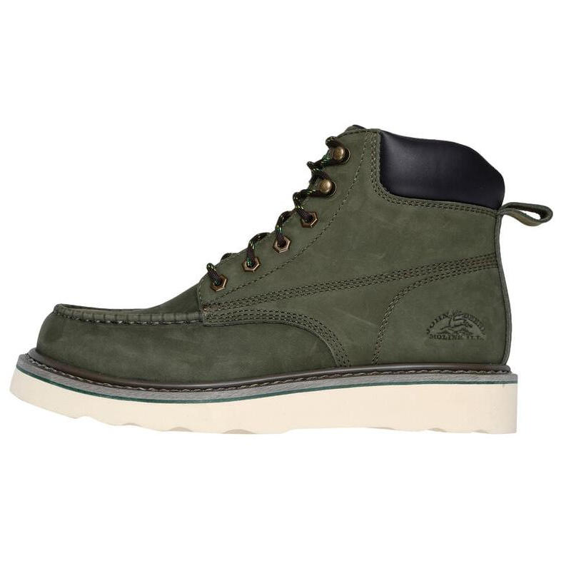 John Deere x Skechers Abrasion Resistant Cushioning Short Outdoor Boots Men's Green