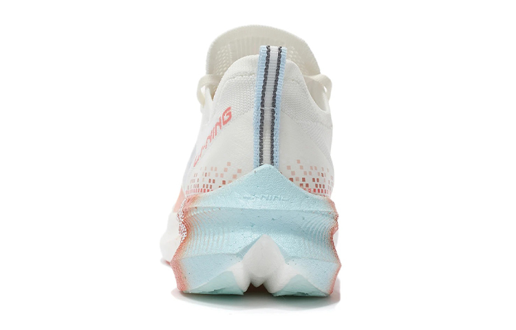 Li Ning Feidian Challenger Racing Abrasion Resistant Breathable Low top Running Shoes Women’s Ecru