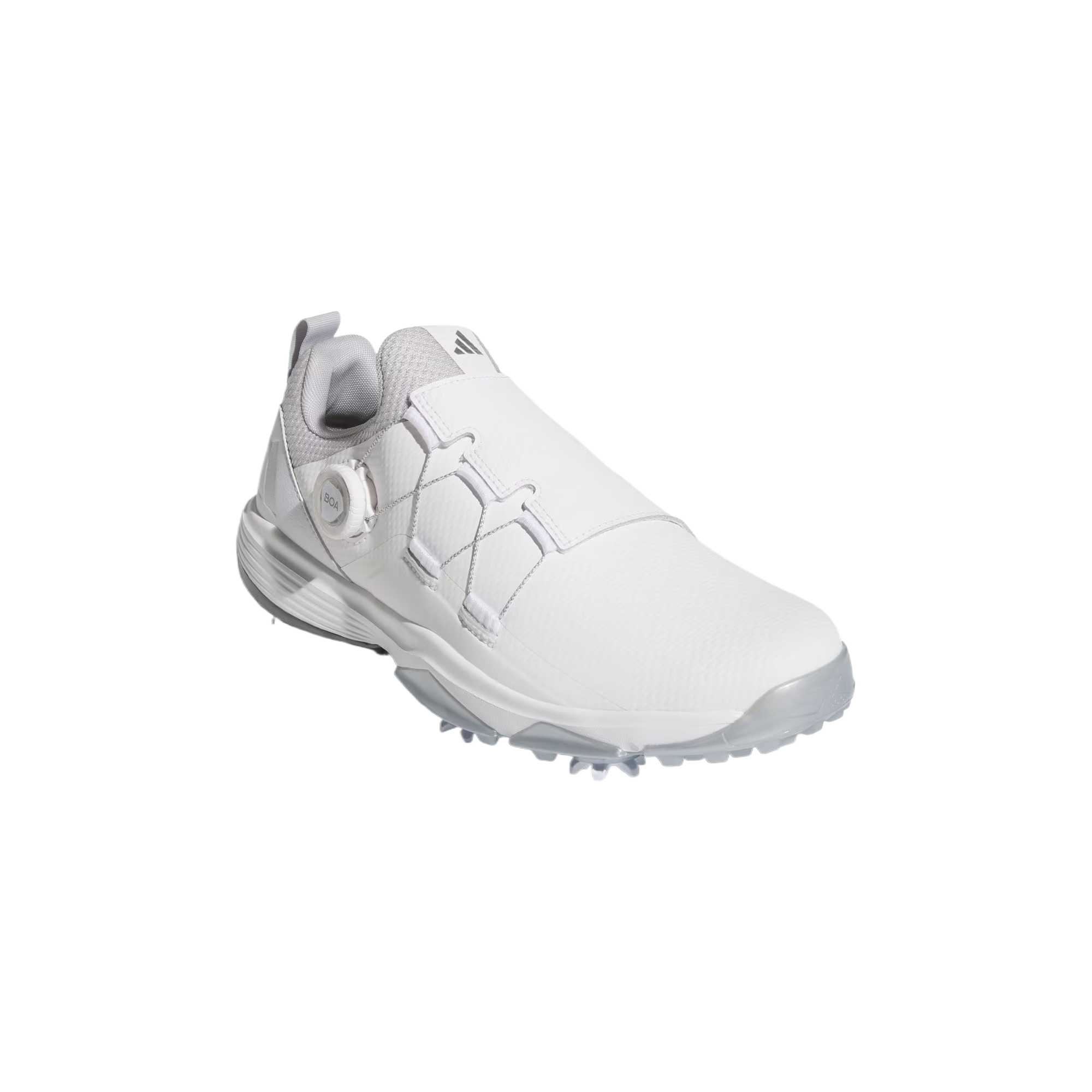 Adidas POWERFADE Cushioning Slip Resistant Low top Golf Shoes Men’s White Gray
