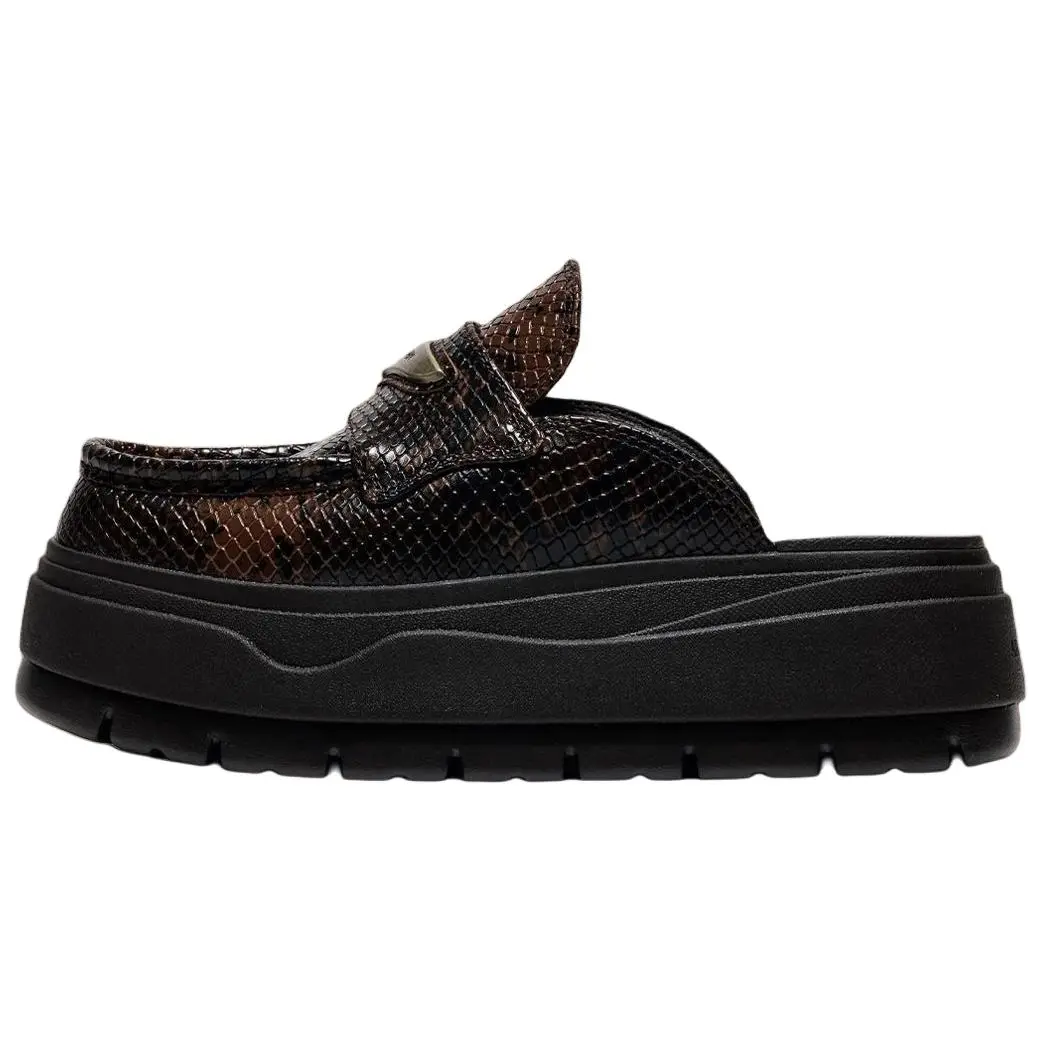 Jordan Air Jordan Mule No Special Function No Special Function Closed Toe Slippers Women's Black Brown