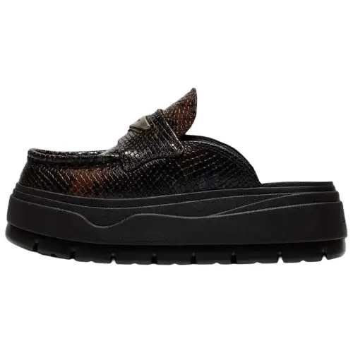 Jordan Air Jordan Mule No Special Function No Special Function Closed Toe Slippers Women's Black Brown