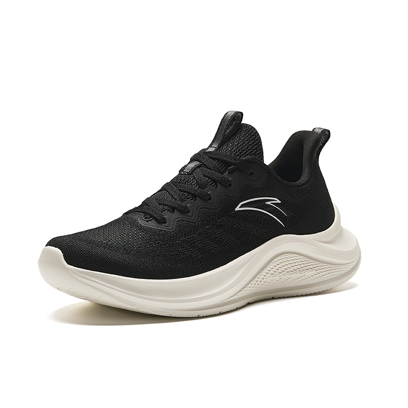 Anta Versatile Cushioning Abrasion Resistant Breathable Lightweight Low top Running Shoes Women’s Black