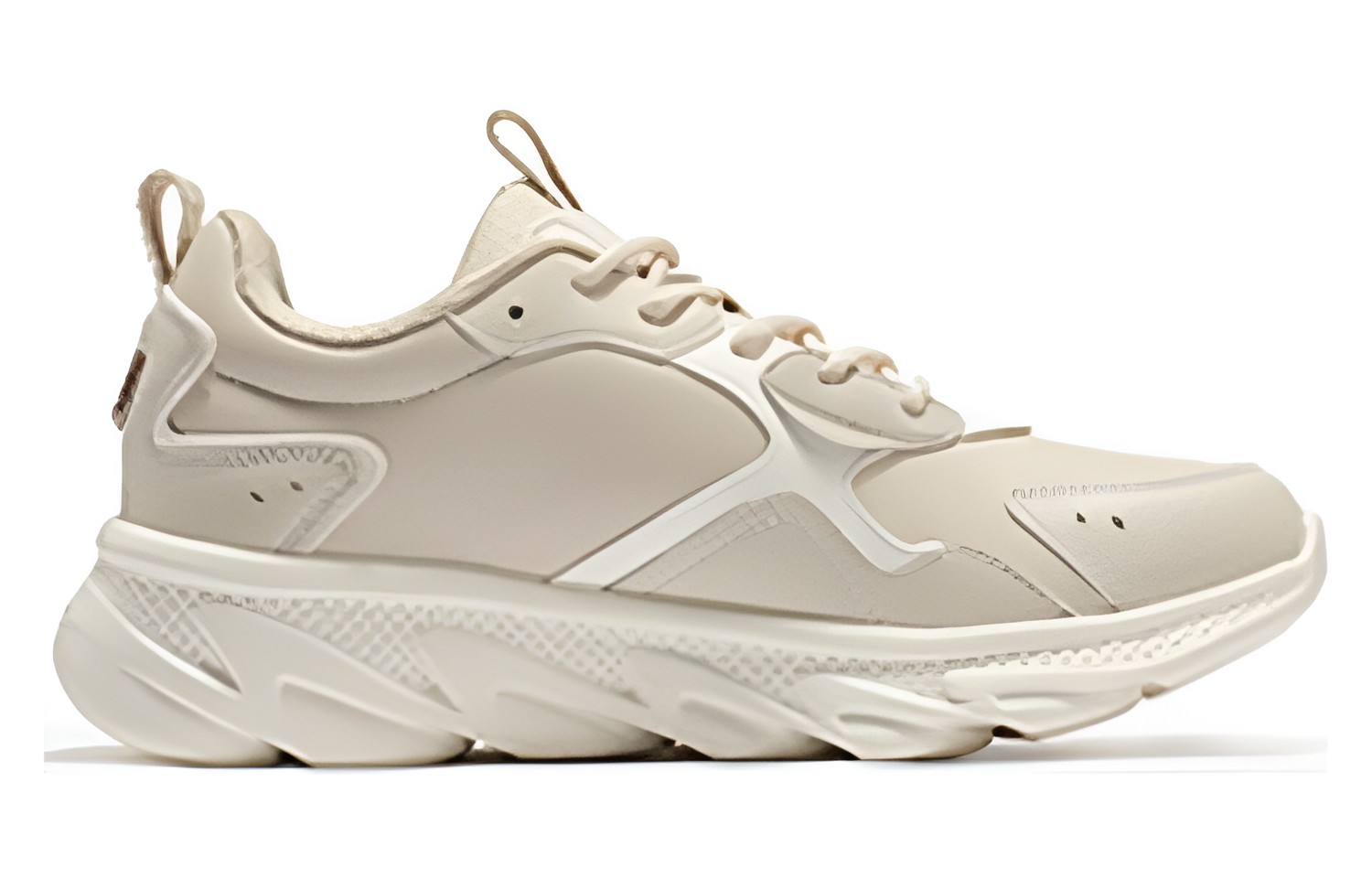361° Cushioning Slip Resistant Lightweight Rebound Low top Running Shoes Women’s Beige