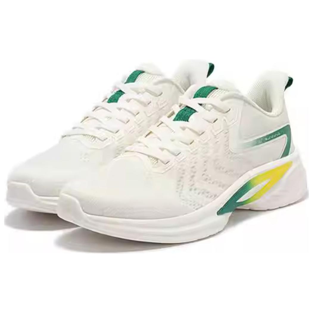 361° Slip Resistant Abrasion Resistant Low top Casual Running Shoes Men’s White Green