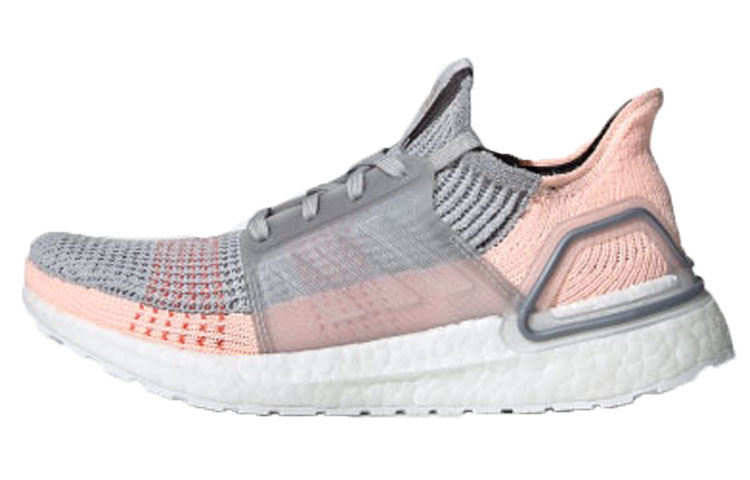 Adidas ULT soft casual fabric non-slip wear-resistant lightweight low-top running shoes women's pink gray 2019 version