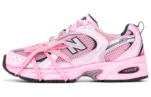 New Balance NB 530 Distressed Cushioning Abrasion Resistant Breathable Low top Casual Running Shoes Unisex