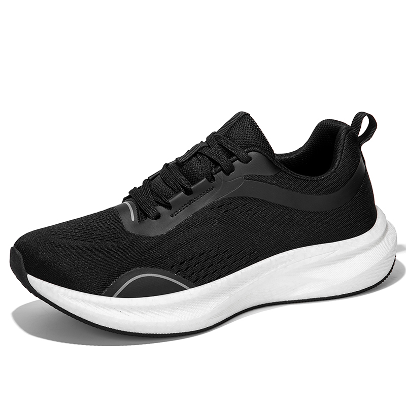 MEKY Running Shoes Men’s Low Top Black/Khaki