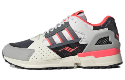 Adidas Originals ZX 10000 Abrasion Resistant Slip Resistant Low top Running Shoes Men's Beige Gray