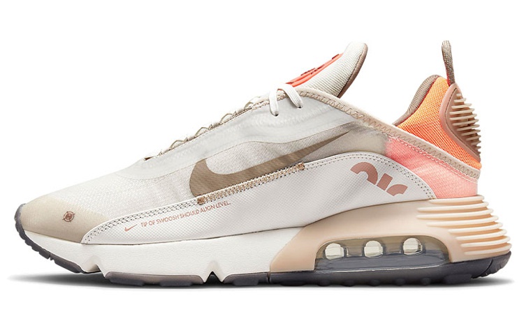 Nike Air Max 2090 Comfortable, shock-absorbing and wear-resistant, low-top running shoes, men's style, with beige stitching