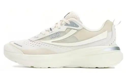 FILA NUVOLE Abrasion Resistant Breathable Low top Running Shoes Women's White