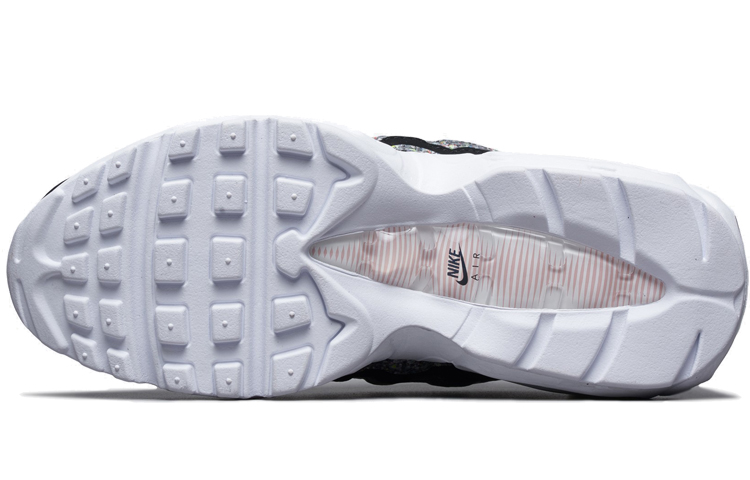 Женские кроссовки Nike Air Max 95 (черно-розовые) — фото 5