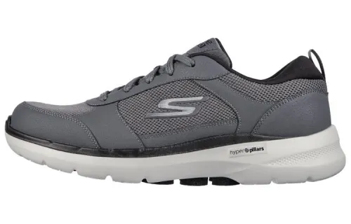 Skechers Go Walk 6 Fashion Fabric Cushioning Abrasion Resistant Breathable Low top Running Shoes Men's